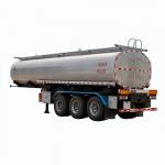 Silvery 336000  Liters Three Axle  Liquid Semitrailer  Semi - Dragging Trucks for sale