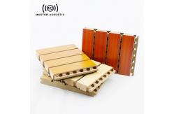 China Modern Grooved Acoustic Panel Waterproof Slotted Wall Panels Eco Friendly supplier