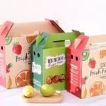 Vegetable Cardboard Packing Boxes Custom Printing Shipping Carton Boxes For Fruit for sale