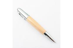 China Maple Personalized Wood USB Drives Graed A Pen Shapes 140x16mm supplier