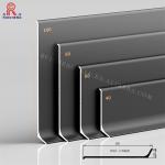 7075 Aluminium Skirting 100mm Distortion Resistant Waterproof for sale