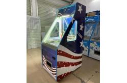 China Indoor Amusement Park Drag Quarter Coin Pusher Arcade Game Blue Custom Built supplier