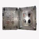 Customized Size Colors FDA RoHS 2K Plastic Mould 1x4 Cavity for sale