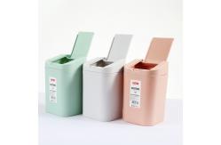 China 1.5L Desk Plastic Dustbin For Schools Toilet Waste Management supplier