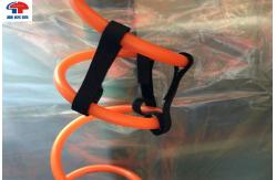 China Black Self locking Hook Loop Cable Ties / Strap For Cable Electrical Wire supplier