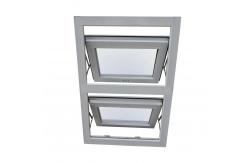 China Seamless Double Glazed Aluminum Frame Awning Windows For Bathroom Kitchen supplier