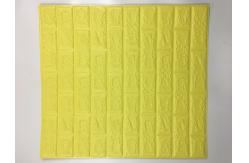 China Yellow 3d Pe Foam Wall Stickers Decoration Use supplier