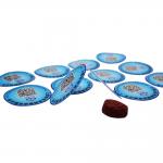 Die Cut 3D Logo Epoxy Dome Stickers , Epoxy Domed Labels for sale