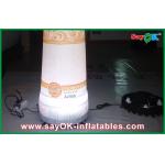 Commercial Advertusing Inflatable Wine Bottle Decoration With LED Lighting