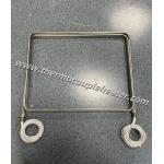 High Power Flat Tubular Heating Element Oil Heater Side Mounted for sale