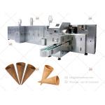 PLC Ice Cream Cone Making Machine Plant Waffle Cone Production Line With One Year Warranty for sale