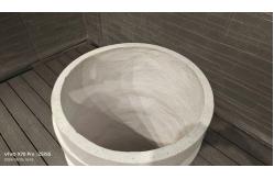 China Texture Surface Fiber Clay Planter Waterproof Fireproof And Frost Resistant supplier