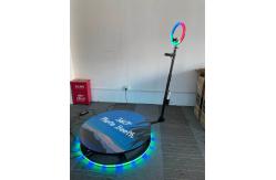 China Adjustable 360 Photo Booth , Rotating Automatic 360 Video Photo Booth supplier