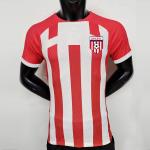 Custom Quick Dry Red Retro Soccer Jersey Team Training Wear Football Kits for sale