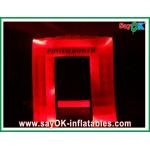 Inflatable Party Decorations 12 LED Lights Inflatable Blow Up Photobooth Printing SGS For Festival Event for sale