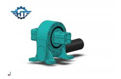 China Envelope 24vdc Motor Horizontal Slewing Drive For Solar Tracking System supplier