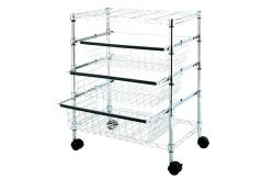 China Pull out Shelf Kitchen Bakery Multiple Function Wire Shelving Cart supplier