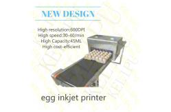 China High - Efficiency Egg Inkjet Coding Printer With 2mm - 9mm Printing Word Height supplier