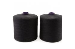 China 100% Spun Polyester Yarn Polyester Yarn Good Quality Bleached Black Yarns supplier
