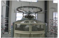 China High Stand Single Jersey Knitting Machine Open Width For Swim - Suit Fabric supplier