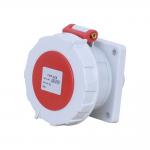 Nylon 380V Three Phase 16A 5P Panel Mounted Socket IEC Standard for sale