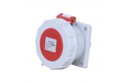 China Nylon 380V Three Phase 16A 5P Panel Mounted Socket IEC Standard supplier
