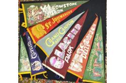 China 20x45cm Felt Triangle Banner supplier