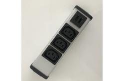 China 3 IEC C13 Outlets Electrical Extension Sockets With Double USB Ports supplier