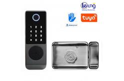 China Safe Black TTLOCK Smart Lock Tuya Fingerprint Digital Lock With USB Port supplier