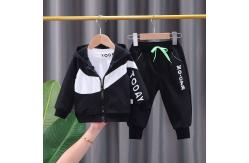 China Children's Outfit Sets Toddler Baby Jacket Three Piece Handsome Clothes supplier