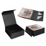 Banquet Glass Set Packaging Box with Custom UV Logo Finish and Foldable Magnetic Closure for sale