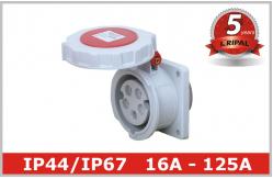 China IEC CEE Single Phase Industrial Electrical Sockets And Plugs OEM supplier