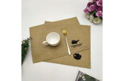 China ODM Kitchen Tools And Utensils Waterproof Reusable Coffee Tea Burlap Jute Tea Towel supplier