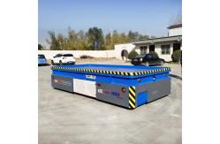 China 40 Tons Self Propelled Flat Bed Trackless Transfer Car For Container Handling supplier