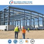 Environmental Prefabricated Light Steel Structure Construction Building Prefab Metal Warehouse With Office Room for sale