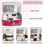 High quality lager capacity double lager design cosmetic bags