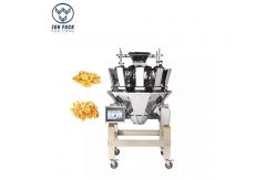 China 10 Head Weighing And Packing Machine Sheet Food Multihead Combination Weigher supplier