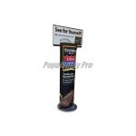 Creative Design Floor Standing Cardboard Standee Totem Unit With Top Poster for sale