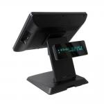 15 Inch Capacitive Touch Screen Windows POS System With VFD Customer Display for sale