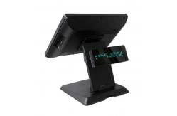 China 15 Inch Capacitive Touch Screen Windows POS System With VFD Customer Display supplier