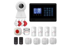 China 4G Alarm Homesafe Security System Wifi Gateway Alarm System With IP Camera 1080P supplier