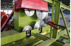 China Log Cutting 4 Blade Sliding Table Saw Circular Saw Machine with auto feeding supplier