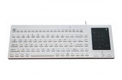 China IP68 Washable Medical Hospital Keyboard With 2-In-1 Touchpad And Number Pad supplier