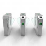 Passage Width 550mm RFID Flap Turnstile Retractable Entrance For Apartment for sale