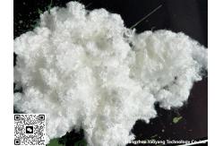 China White Recycled Synthetic Polyester Fibre Elasticity And Softness supplier