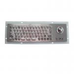 Vandal Proof Industrial Keyboard With Trackball PS2 USB Interface 68 Keys Compact for sale