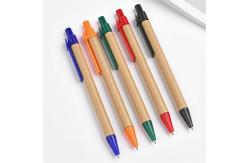 China Kraft Paper Creative Ball Pen Eco Friendly Recyclable Customized Ball Point Pens supplier