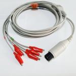 6P Dixtal Omnimed Monitor Animal ECG Cable 5 Lead  Grabber AAMI