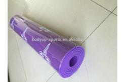 China TPE Single Layer Yoga Exercise Mat With Customized Embossing Logo supplier