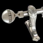 Ball Type Diamond Set 16mm Pipe Curtain Rods for sale